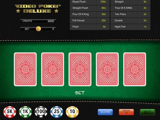 Изображение игры: Video Poker Deluxe *