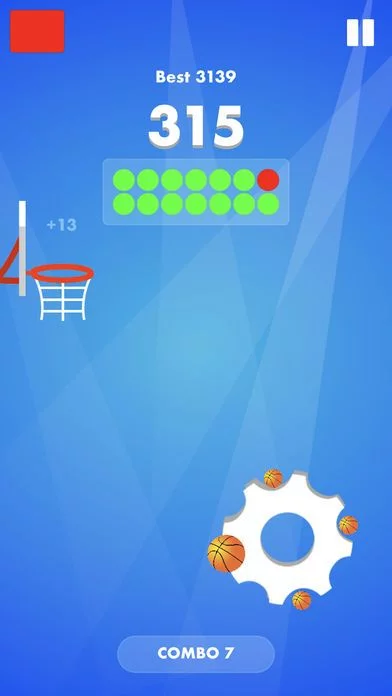 Изображение игры: Dunk Wheel