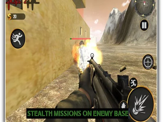 Изображение игры: Desert Shooting Battle
