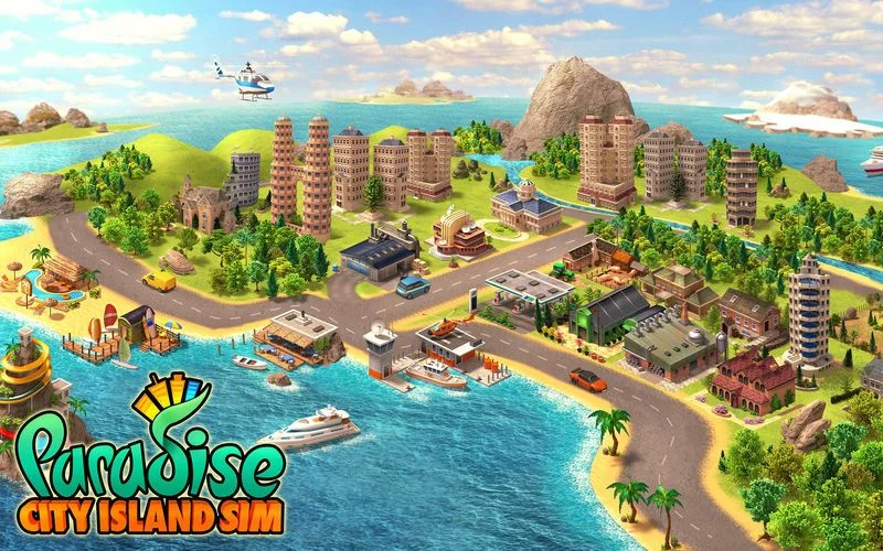 Изображение игры: Paradise City Island Sim Town