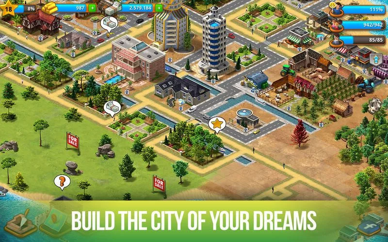 Изображение игры: Paradise City Island Sim Town