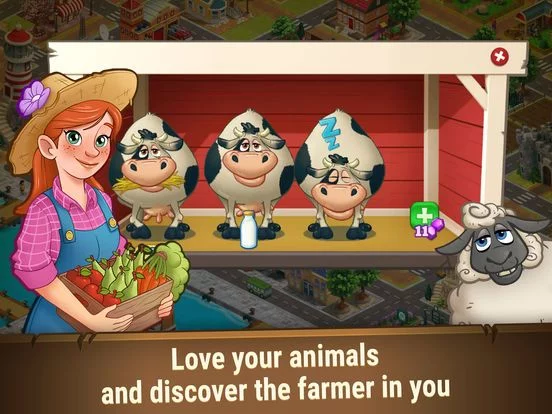 Изображение игры: Farm Dream: Building Game Sim