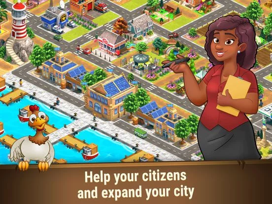 Изображение игры: Farm Dream: Building Game Sim
