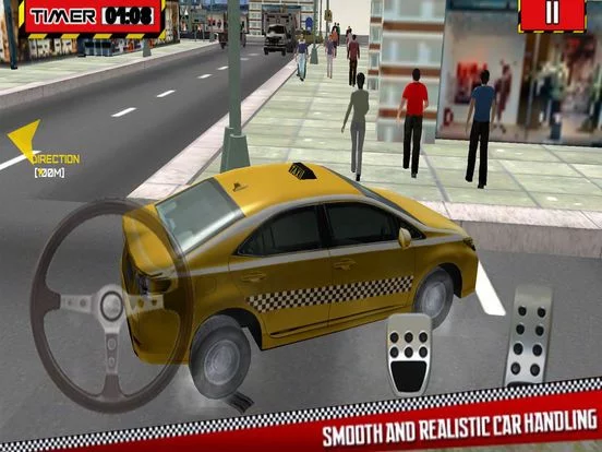 Изображение игры: Crazy Driver Taxi Duty