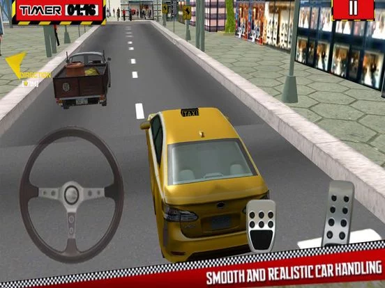 Изображение игры: Crazy Driver Taxi Duty