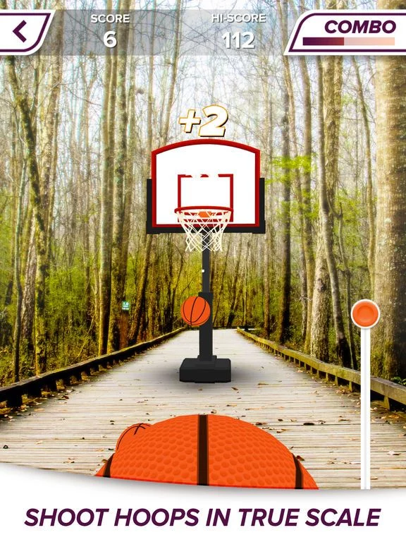 Изображение игры: AR Sports Basketball