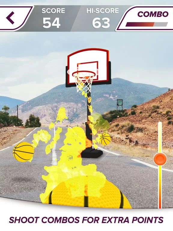 Изображение игры: AR Sports Basketball