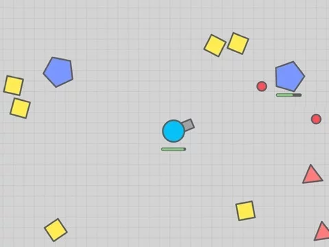 Изображение игры: Battle Tank World - Big Geometry.Ai War