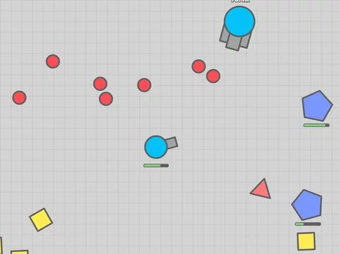 Изображение игры: Battle Tank World - Big Geometry.Ai War