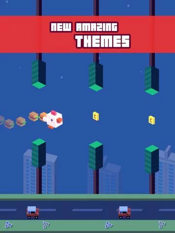 Изображение игры: Crossy Tiny Bird Tappy - Sky Surfers Jumping