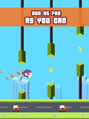 Изображение игры: Crossy Tiny Bird Tappy - Sky Surfers Jumping