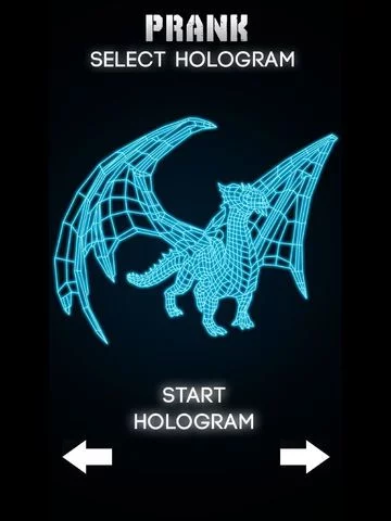 Изображение игры: Hologram Dragon 3D Simulator