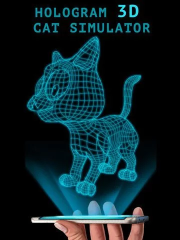 Изображение игры: Hologram 3D Cat Simulator