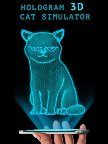 Изображение игры: Hologram 3D Cat Simulator