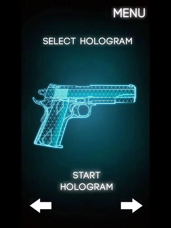 Изображение игры: Hologram Gun 3D Simulator