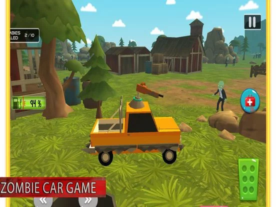 Изображение игры: Car Shooting Zombie