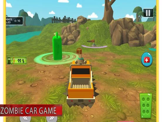 Изображение игры: Car Shooting Zombie
