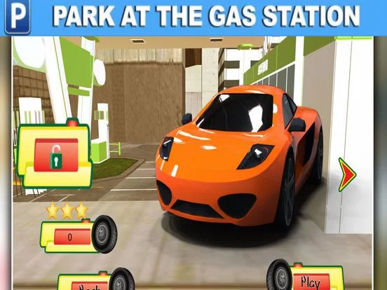 Изображение игры: Gas Station Car Driving