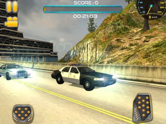 Изображение игры: Traffic Police Car Driving & 3D Racing