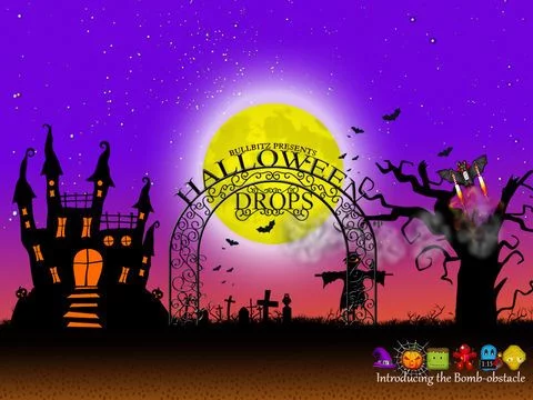 Изображение игры: Halloween Drops - Match three puzzle