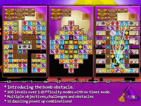Изображение игры: Halloween Drops - Match three puzzle