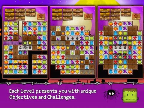 Изображение игры: Halloween Drops - Match three puzzle