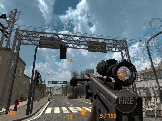 Изображение игры: Call of Modern Sniper Commando Game