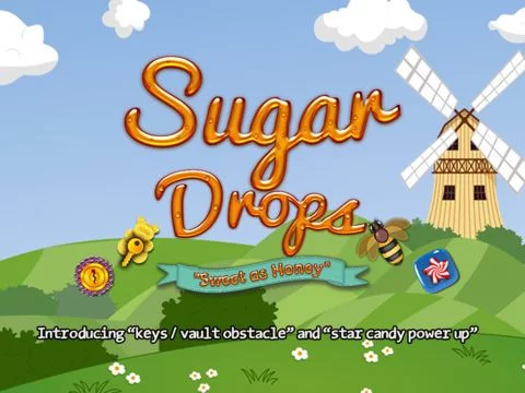Изображение игры: Sugar Drops - Match three puzzle