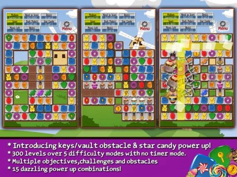 Изображение игры: Sugar Drops - Match three puzzle