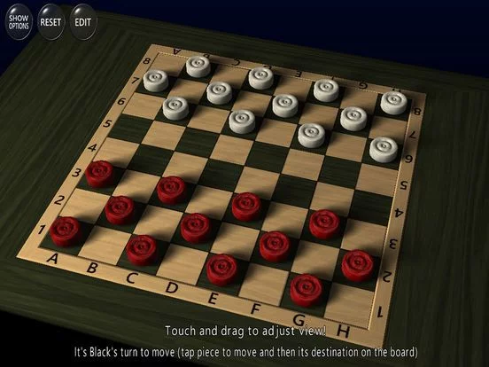 Изображение игры: 3D Checkers Game