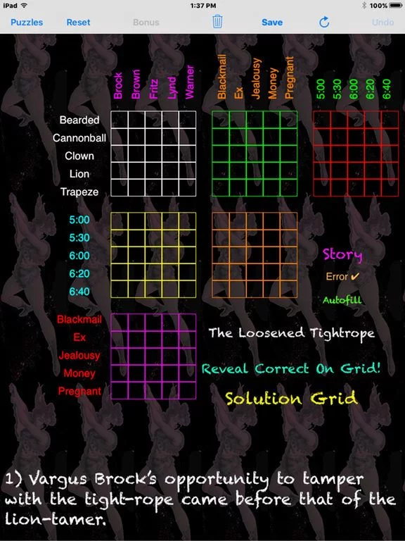 Изображение игры: Sherlocks Logic Puzzles 4