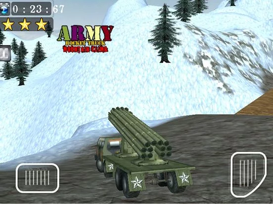 Изображение игры: Army Rocket Truck Mountain Climb