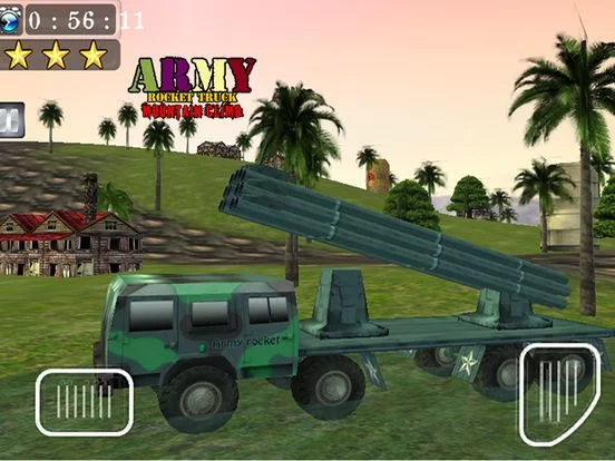 Изображение игры: Army Rocket Truck Mountain Climb