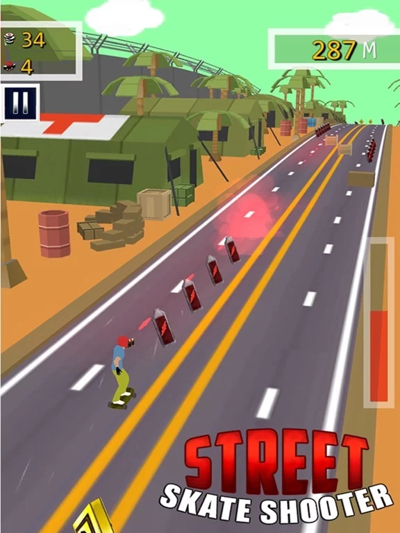 Изображение игры: Street Skate Shooter - Free Top 3D Shooting Game