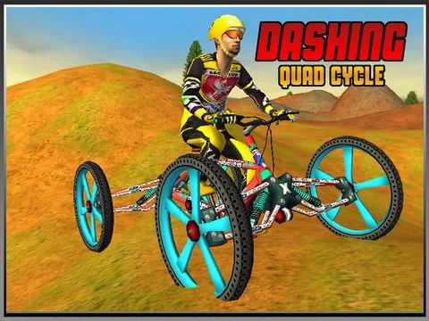 Изображение игры: Dashing Quad Cycle
