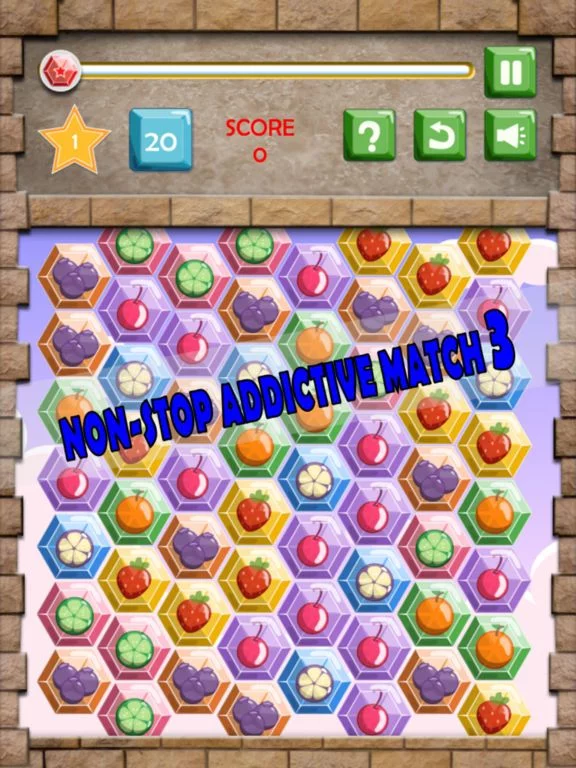 Изображение игры: Fruit Match 3 - Jewel Crush
