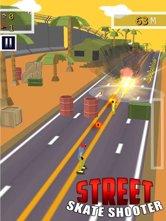 Изображение игры: Street Skate Shooter - Free Top 3D Shooting Game