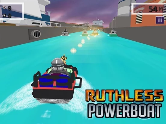 Изображение игры: Ruthless Power Boat - 3D Shooting & Racing Game