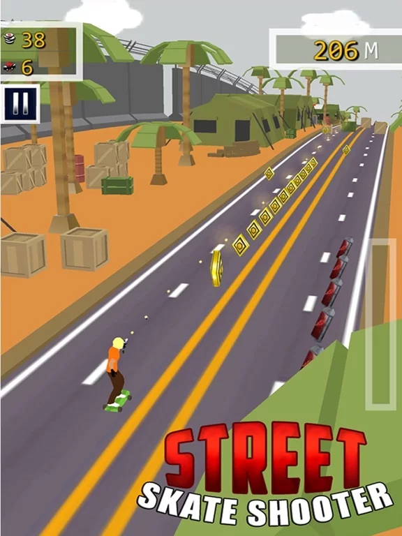 Изображение игры: Street Skate Shooter - Free Top 3D Shooting Game
