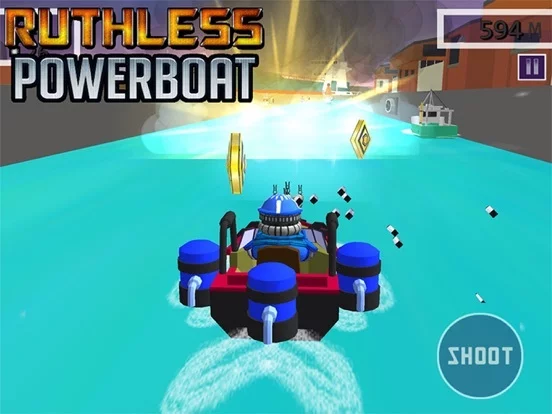 Изображение игры: Ruthless Power Boat - 3D Shooting & Racing Game