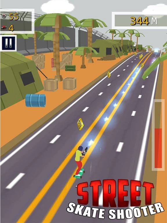 Изображение игры: Street Skate Shooter - Free Top 3D Shooting Game