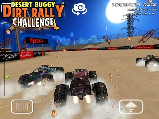 Изображение игры: Desert Buggy Dirt Rally Challenge - Free 4 wheel Monster Racing
