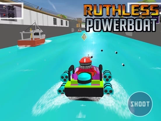 Изображение игры: Ruthless Power Boat - 3D Shooting & Racing Game