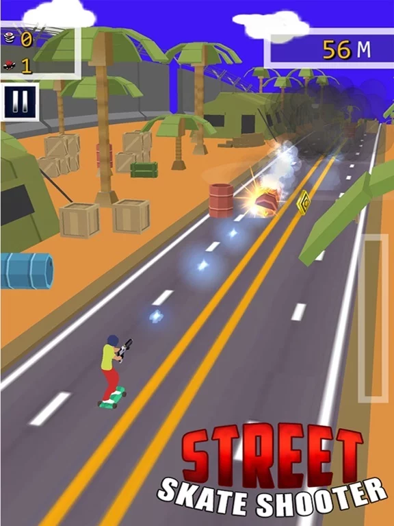 Изображение игры: Street Skate Shooter - Free Top 3D Shooting Game