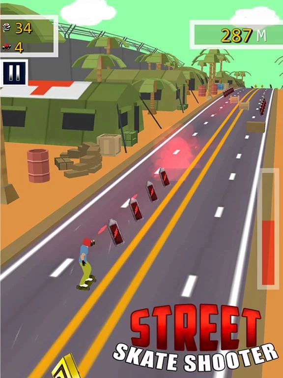 Изображение игры: Street Skate Shooter - Free Top 3D Shooting Game