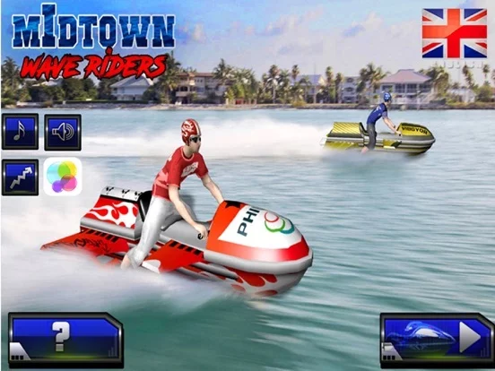 Изображение игры: MidTown Wave Riders - Free 3D Jet Ski Racing Game