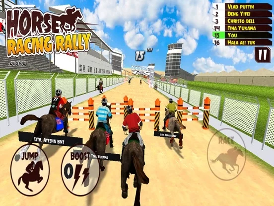 Изображение игры: Horse Riding Racing Rally