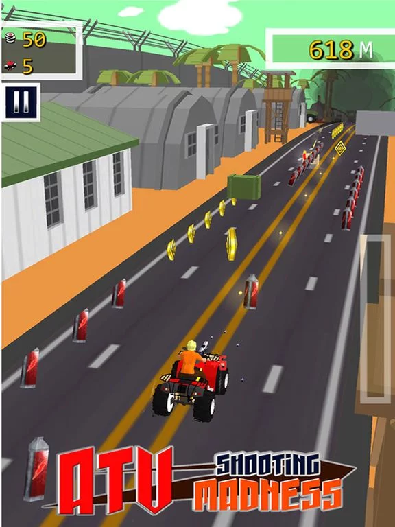 Изображение игры: ATV Shooting Madness - Free 3D Adventure Race Game