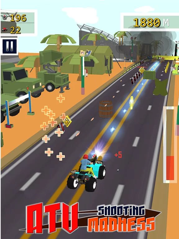 Изображение игры: ATV Shooting Madness - Free 3D Adventure Race Game