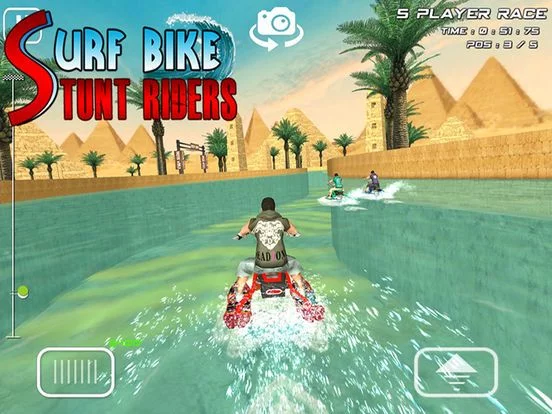 Изображение игры: Surf Bike Stunt Rider - Free Jet Ski Racing Games